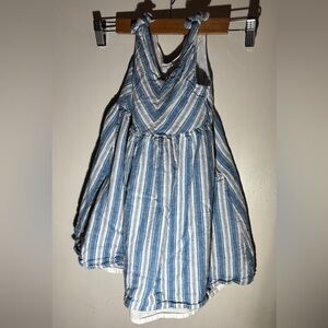 Hope &  Henry Blue and White Striped Dress size 5